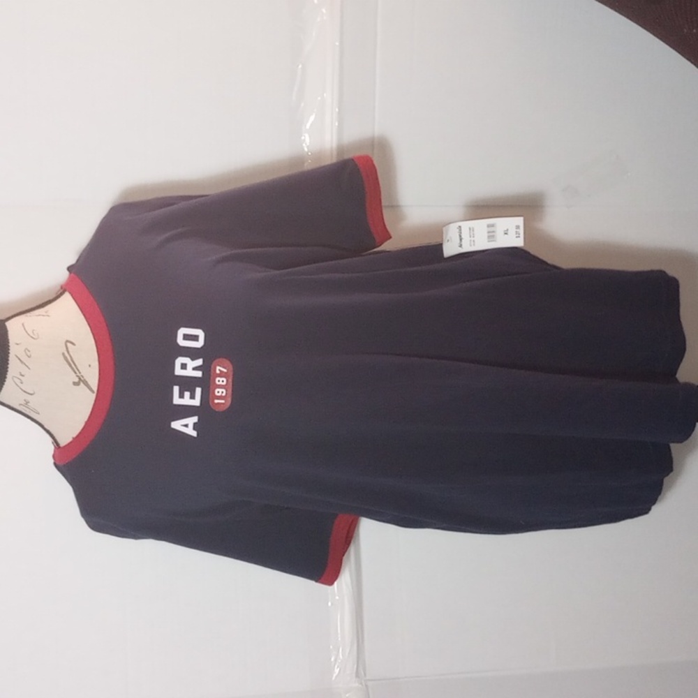 Aeropostale 1987 Ladies Blue with red trim t-shirt